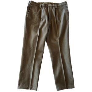 Vintage US Military 1952 Wool Gray Field Trousers 40x29 Army Button Fly Pants